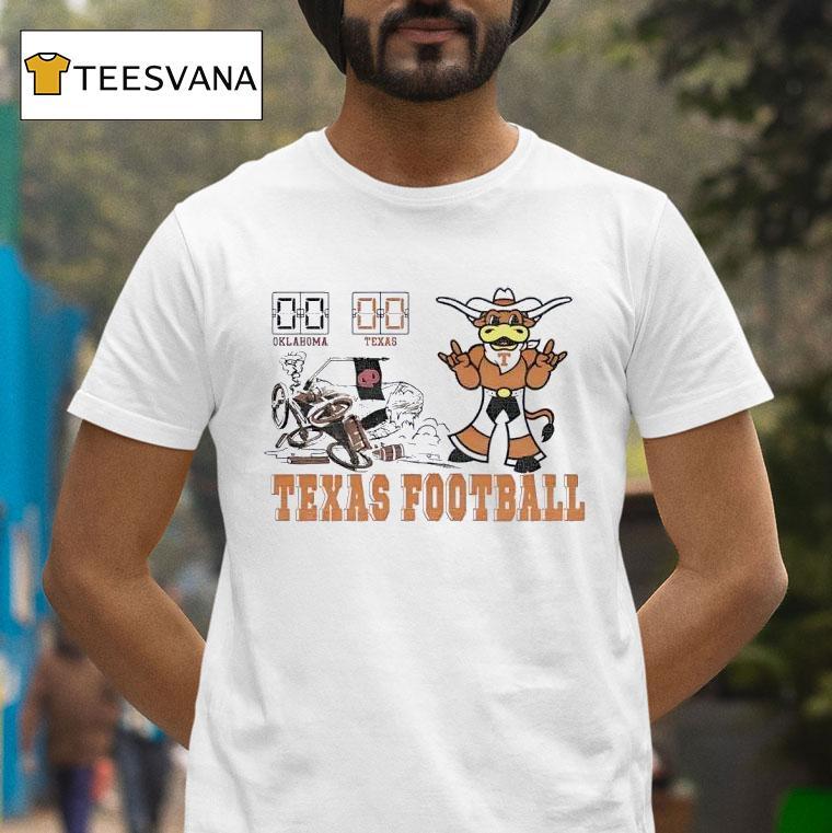 Texas Longhorns Vs Oklahoma Sooners Football T Shirt Texas Longhorns Vs Oklahoma Sooners Football T Shirt