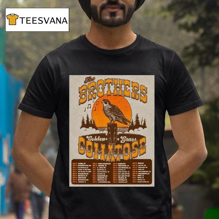 The Brothers Comatose Goldengrass Tour T Shirt The Brothers Comatose Goldengrass Tour T Shirt