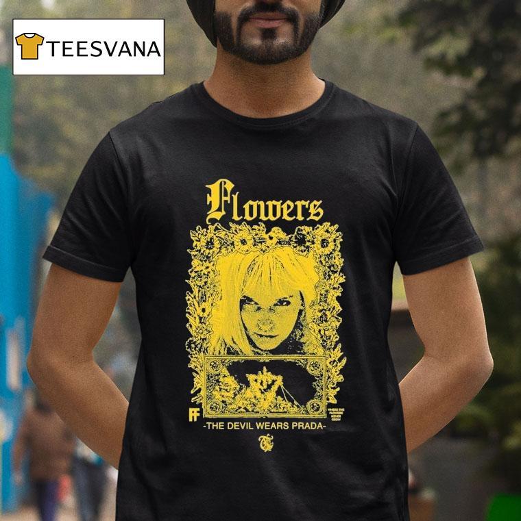 The Devil Wears Prada Where The Flowers Never Crown Eyes Girl T Shirt The Devil Wears Prada Where The Flowers Never Crown Eyes Girl T Shirt