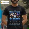 The Moody Blues Years Thank You For The Memories Signatures T Shirt