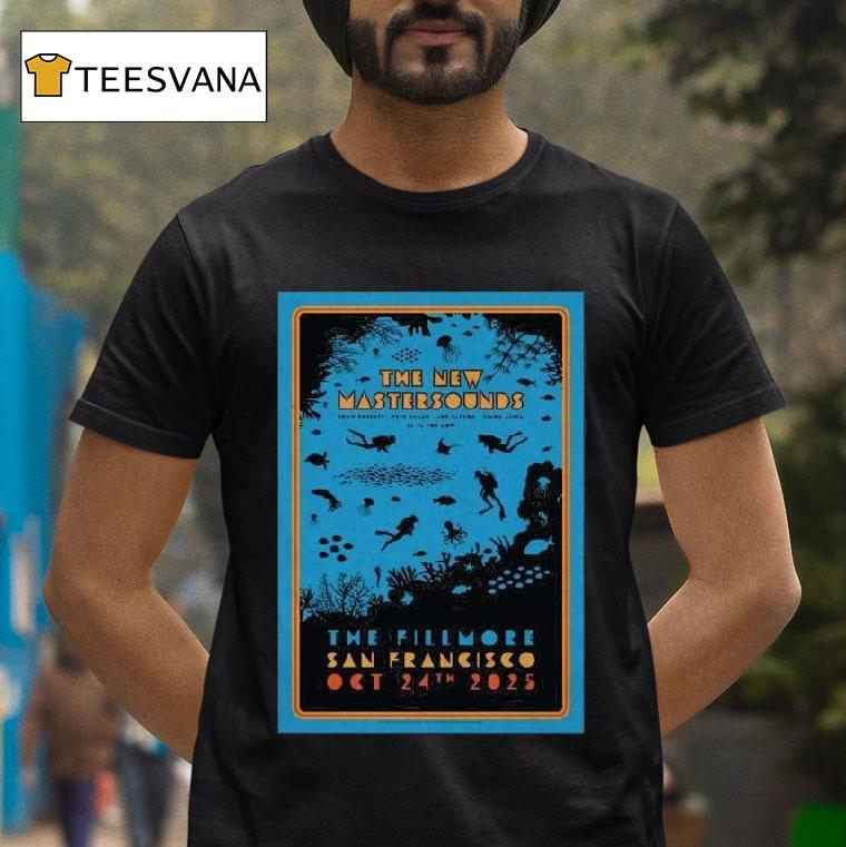 The New Mastersounds The Fillmore San Francisco T Shirt The New Mastersounds The Fillmore San Francisco T Shirt
