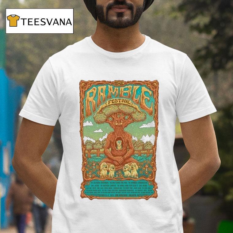 The Ramble Festival Camp Ramblewood Oct T Shirt The Ramble Festival Camp Ramblewood Oct T Shirt