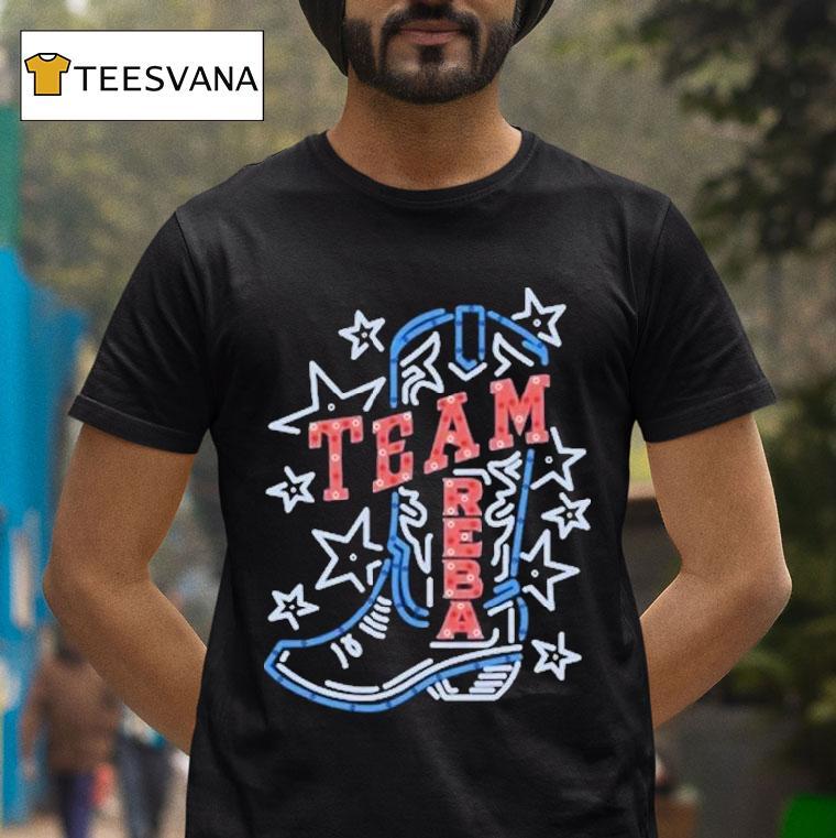 The Voice Team Reba Boot Neon T Shirt The Voice Team Reba Boot Neon T Shirt