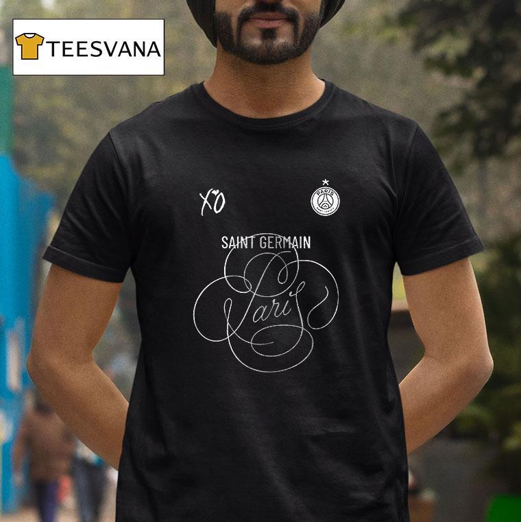The Weeknd X Paris Saint Germain For An Xo T Shirt The Weeknd X Paris Saint Germain For An Xo T Shirt