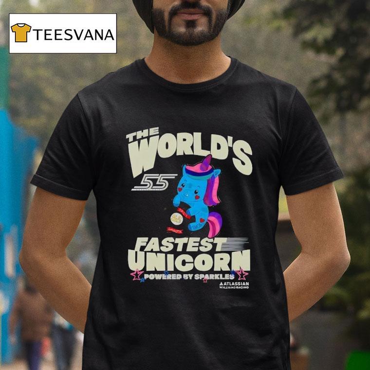 The World S Fastest Unicorn Powered By Sparkles T Shirt The World S Fastest Unicorn Powered By Sparkles T Shirt