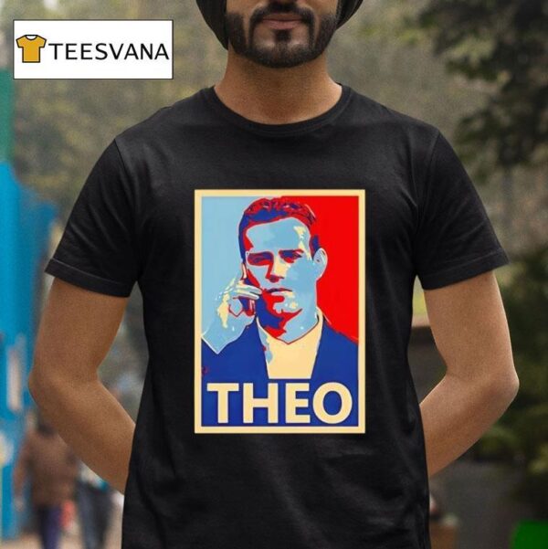 Theo Epstein In Action Signed By Artist Prin T Shirt