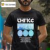 Thrice Australia And New Zealand Tour T Shirt