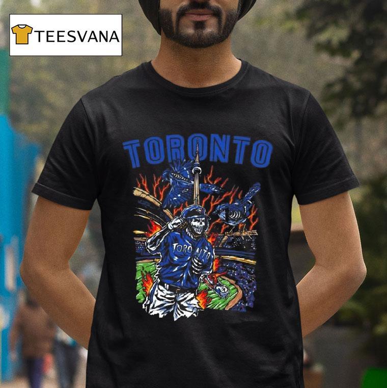 Toronto Blue Jays Vladdy Skeleton T Shirt Toronto Blue Jays Vladdy Skeleton T Shirt