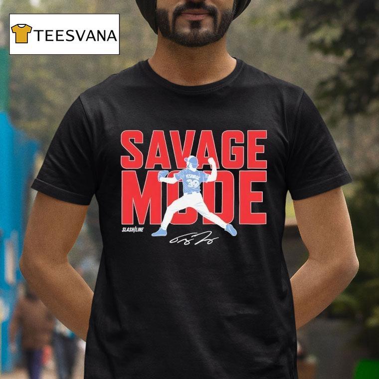 Trey Yesavage Savage Mode Toronto Blue Jays Signature T Shirt Trey Yesavage Savage Mode Toronto Blue Jays Signature T Shirt