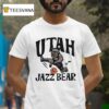 Utah Jazz The Jazz Bear Basketball T Shirt