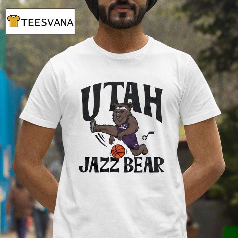 Utah Jazz The Jazz Bear Mascot Nba Basketball T Shirt Utah Jazz The Jazz Bear Mascot Nba Basketball T Shirt