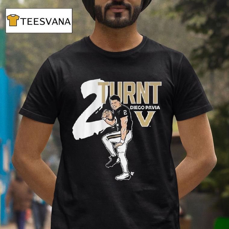 Vanderbilt Football Diego Pavia Turn T Shirt Vanderbilt Football Diego Pavia Turn T Shirt