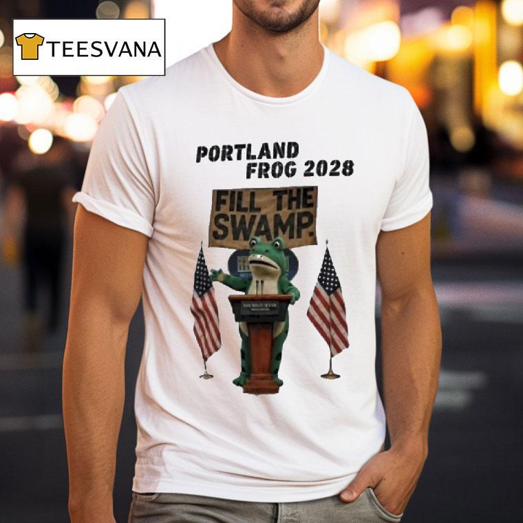 Viral Portland Frog Fill The Swamp T Shirt Viral Portland Frog Fill The Swamp T Shirt