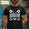 Walking Disaster Safety Pin Star T Shirt