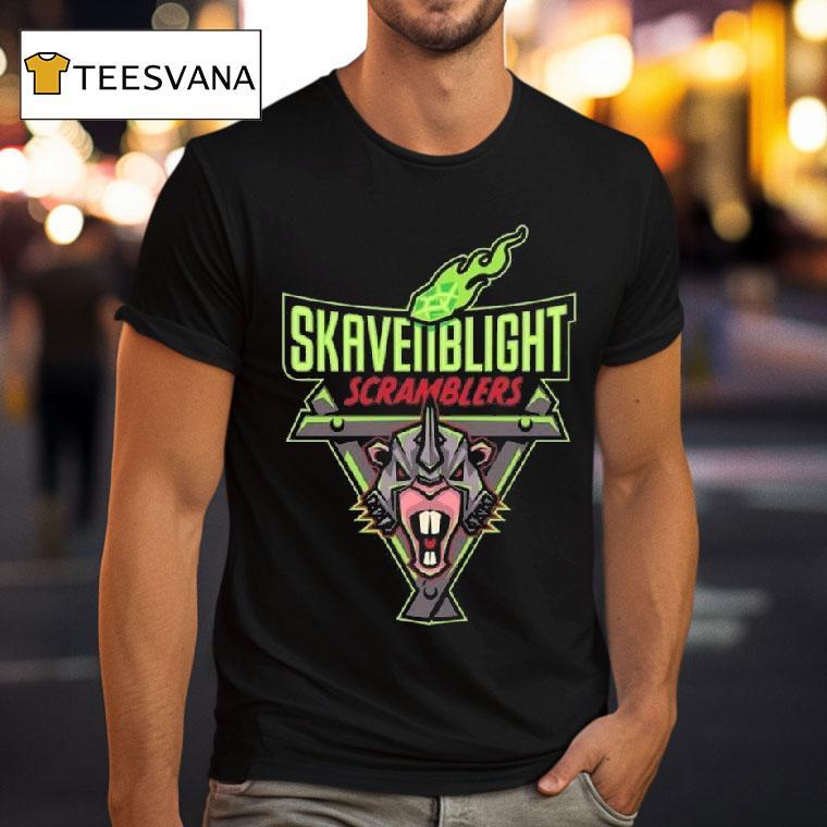 Warhammer Blood Bowl Skavenblight Scramblers Team T Shirt Warhammer Blood Bowl Skavenblight Scramblers Team T Shirt