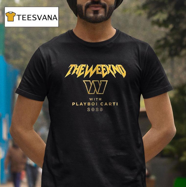 Washington Commanders X The Weeknd With Playboi Carti After Hour Til Dawn T Shirt Washington Commanders X The Weeknd With Playboi Carti After Hour Til Dawn T Shirt