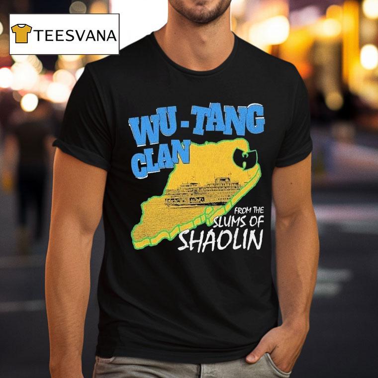 Wu Tang Clan From The Slums Of Shaolin Borough T Shirt Wu Tang Clan From The Slums Of Shaolin Borough T Shirt