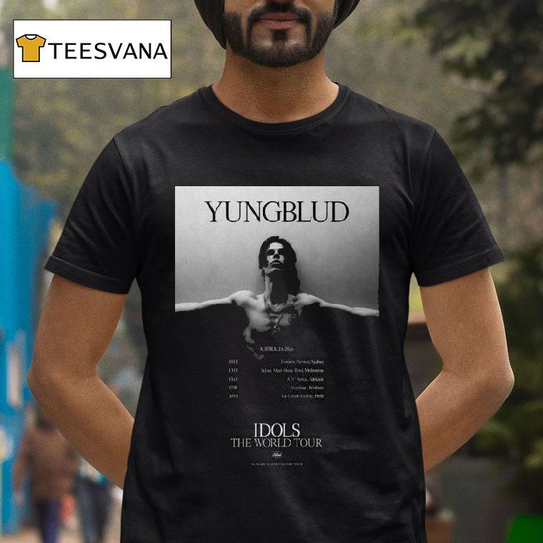 Yungblud Australia Idols The World Tour T Shirt Yungblud Australia Idols The World Tour T Shirt