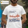 Zion National Park Just A Bunch Of Rock Mountans Star Review T Shirt