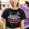 World Series Champs Los Angeles Dodgers Skyline Names T Shirt