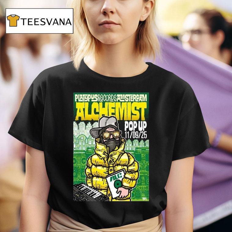 Alchemist Platypus Records Amsterdam Pop Up On November T Shirt