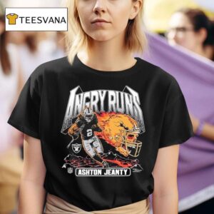 Ashton Jeanty Las Vegas Raiders Angry Runs Player Nfl Good Morning Football T Shirt