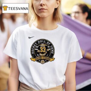 Boston Bruins Zdeno Chara Hockey Hall Of Fame Celebrate Logo T Shirt