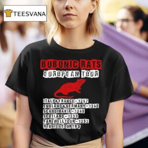 Bubonic Rats European Tour Graphic T Shirt