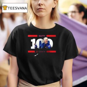 Buffalo Bills Marv Levy Happy Coach Is One Hundred Helme T Shirt