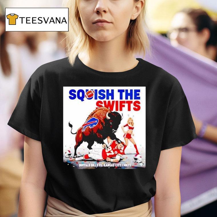 Buffalo Bills Vs Kansas City Chiefs Nfl Squish The Swifts T Shirt