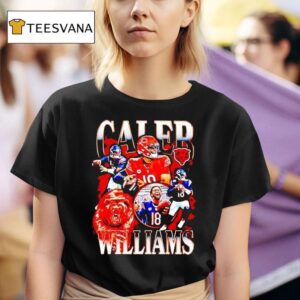 Caleb Williams Chicago Bears Notorious Graphic T Shirt