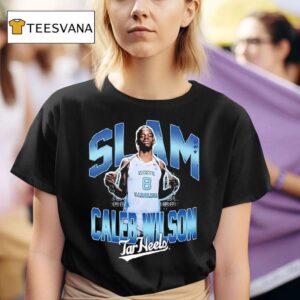 Caleb Wilson North Carolina Tar Heels Slam Cover T Shirt
