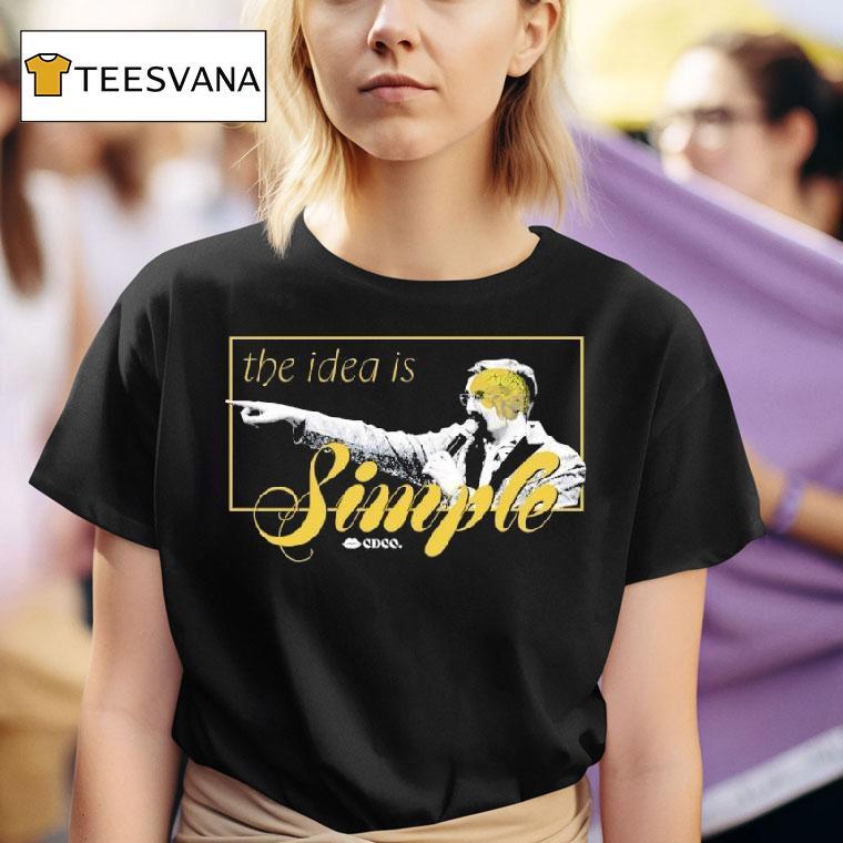 Cdco The Idea Is Simple Graphic T Shirt
