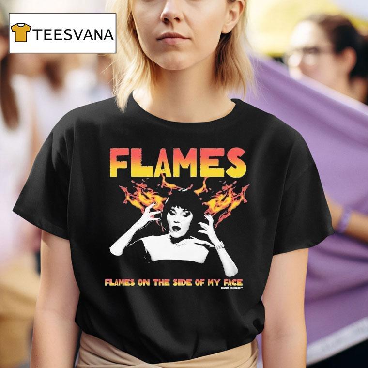 Clue Flames On The Side Of My Face T Shirt