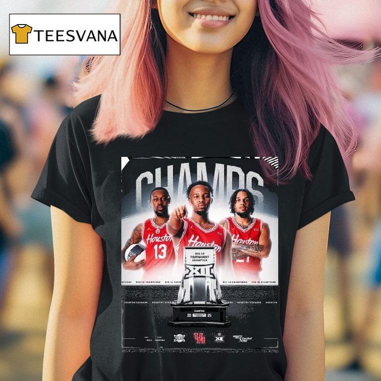 Congratulations To Houston Cougars Men S Basketball For Claiming The Phillips Big Men S Basketball Championship T Shirt