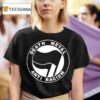 Death Metal Anti Racism Anti Fascist Action Antifa Logo T Shirt