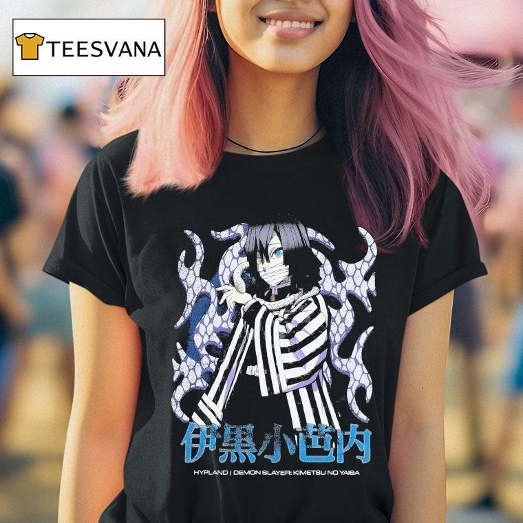 Demon Slayer Obanai Snake Kimetsu No Yaiba Hyland T Shirt