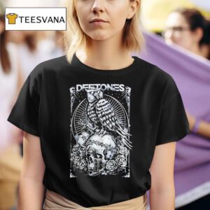 Detones Owl And Skull Vintage T Shirt