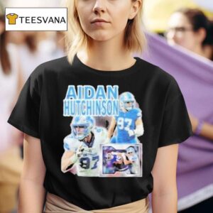 Detroit Lions Tyleik Williams Aidan Hutchinson T Shirt