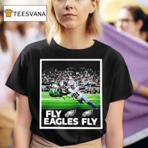 Devonta Smith Touchdown Fly Eagles Fly Graphic T Shirt