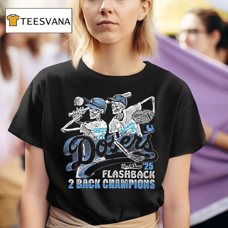 Dosers World Peace Flashback Back Champions T Shirt
