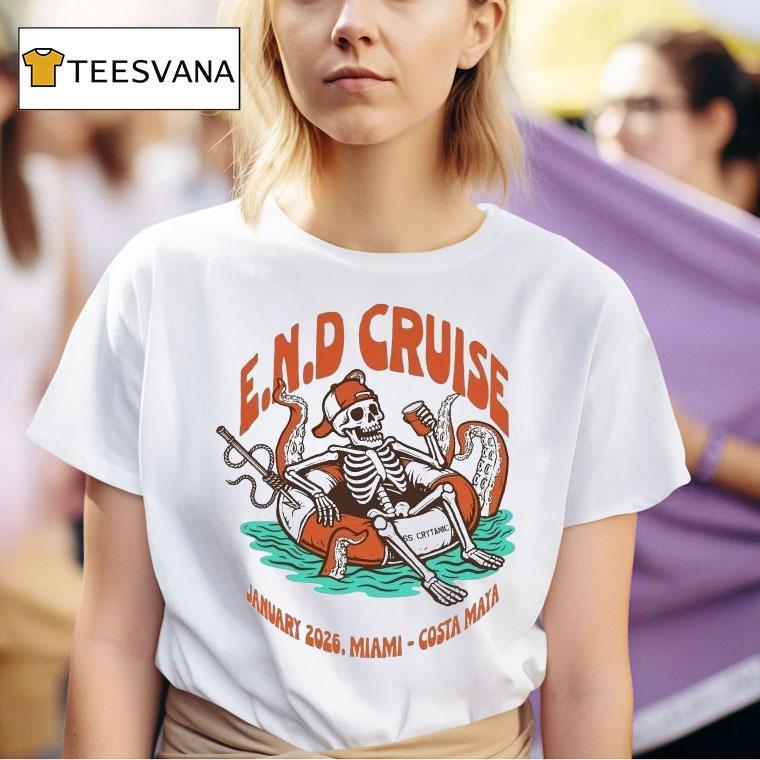 Emo S Not Dead January Miami Costa Maya Party Bouy Skeleton T Shirt