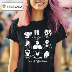 Faces Of Office Hours T Shirt