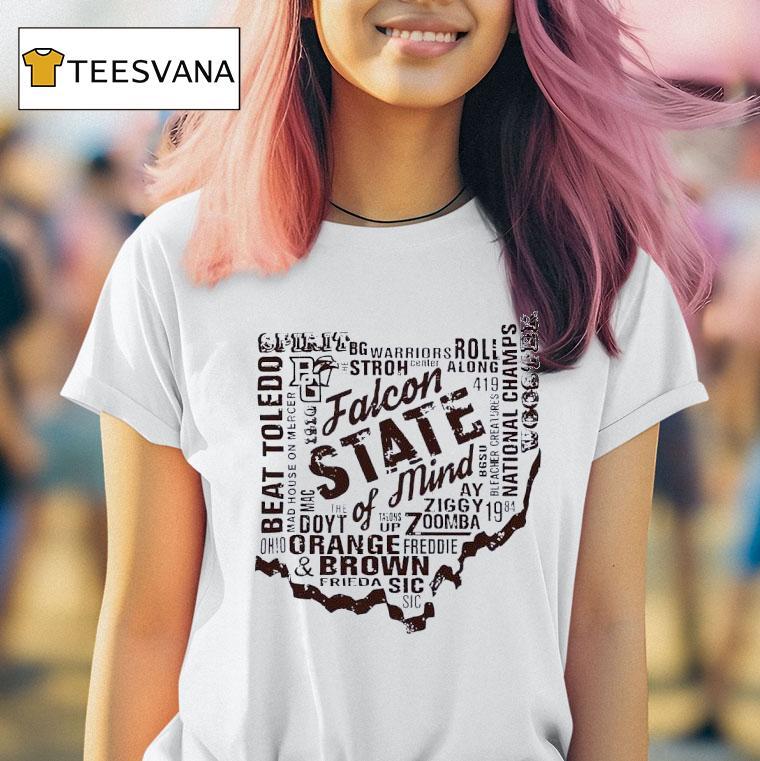Falcon State Of Mind Bgsu T Shirt