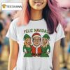 Feliz Navidad Santa Christmas T Shirt