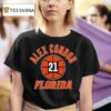 Florida Basketball Alex Condon Name Number Ball T Shirt