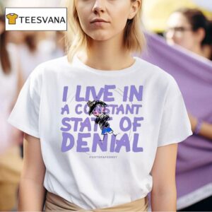 Footofaferret I Live In A Constant State Of Denial T Shirt