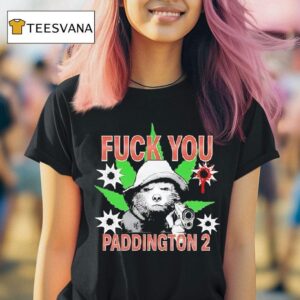 Fuck You Paddington Bear Handgun T Shirt
