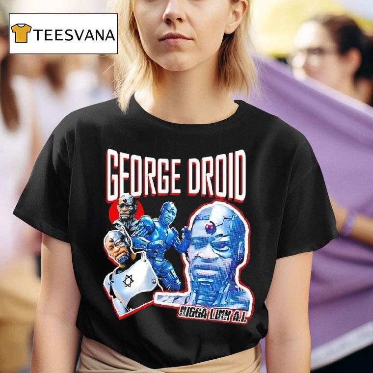 George Droid Migga Link Al Graphic T Shirt