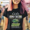 God First Family Second Then North Dakota State Bison Football Logo T Shirt
